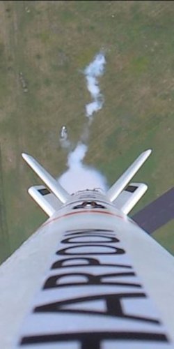 3 Harpoon - kratce po zazehu 2.stupne